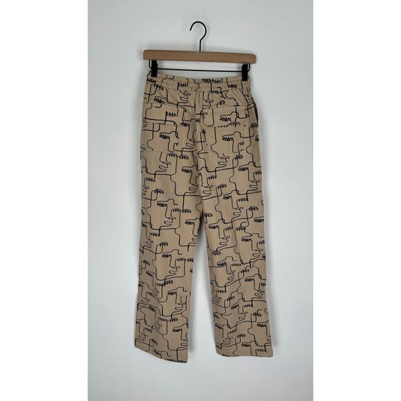 Akira Society Button Up Shirt And Drawstring Pants Women Small Artsy Linen Blend - Picture 16 of 16